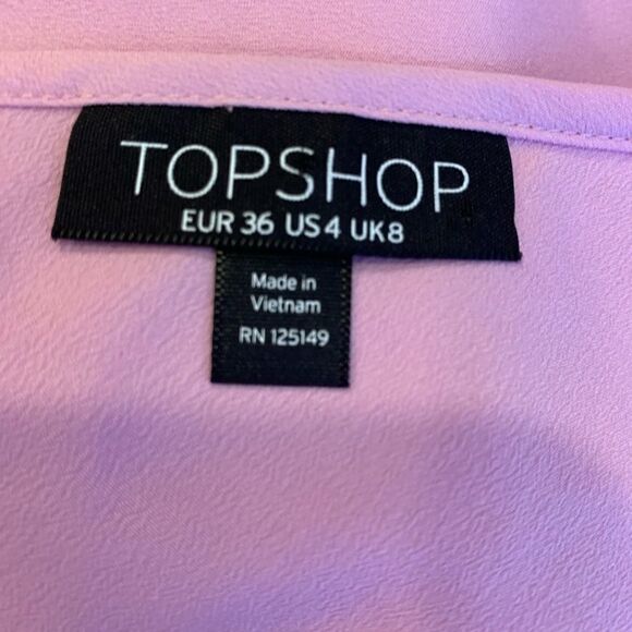 Topshop Lavender Cami Size 4 - Picture 4 of 6